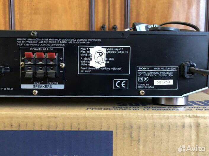 Цифровой процессор звука sony sdp-E300