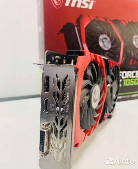 Видеокарта GTX 1050Ti 4Gb MSI Gaming /С Пломбами