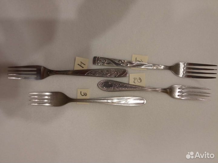 Столовые приборы ложки вилки СССР