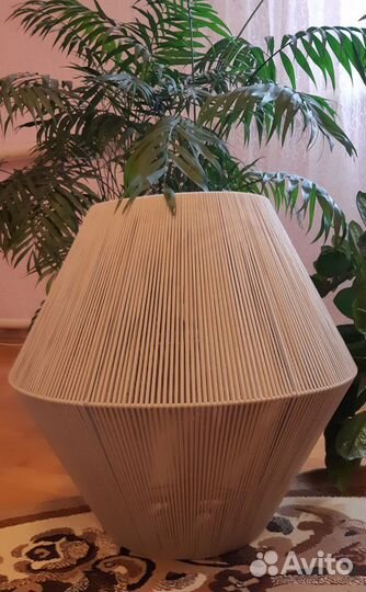 Плетеный абажур, светильник (для композиции)