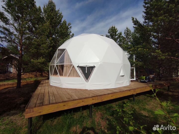 Сферический шатер для отдыха