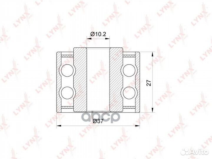 Ролик обводной приводного ремня PB7110 lynxauto