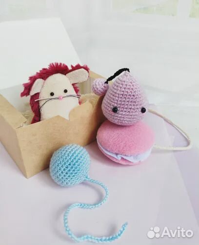 Набор игрушек для кошек с кошачьей мятой