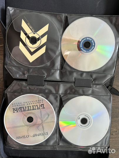 Cd диски больше 350 шт + холдеры
