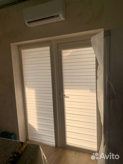 Рулонные шторы день ночь