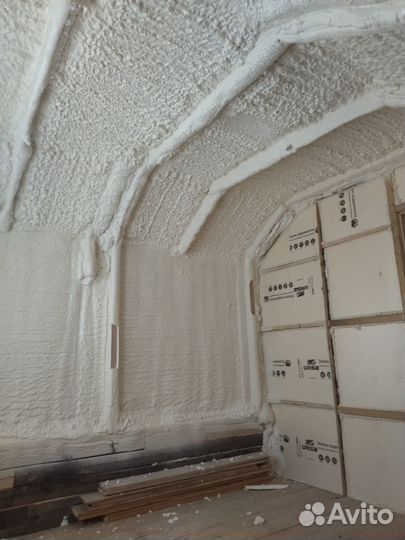 Утепление пенополиуретаном помещений