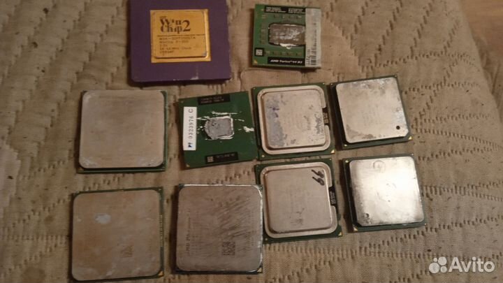 Различные процессоры старые и не очень