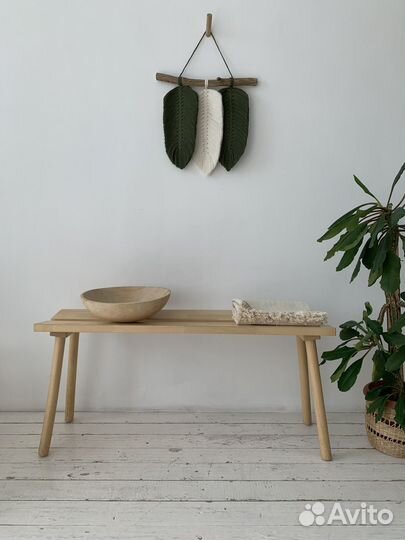 Макраме- панно «листья»