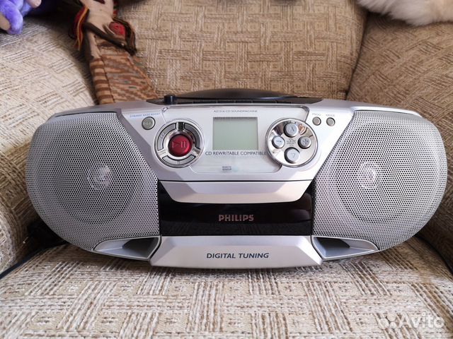 Кассетная магнитола с CD-проигрывателем Philips купить в Москве ...