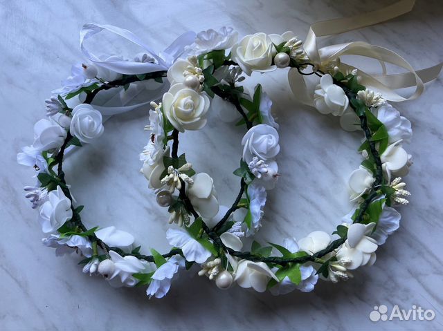 Венок на голову из цветов