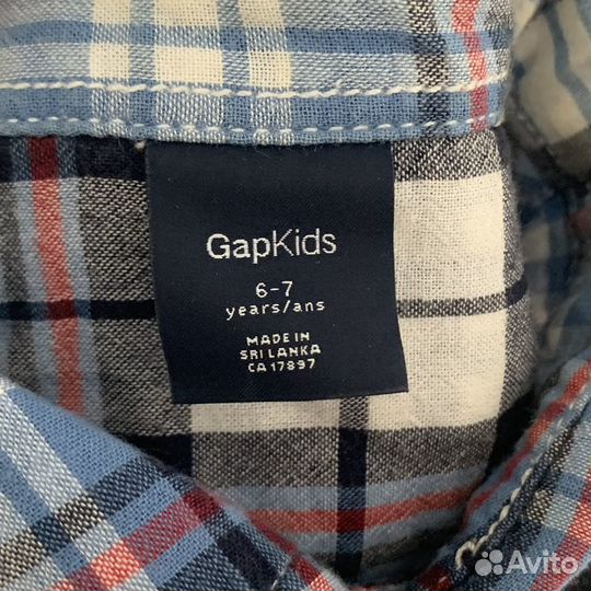 Рубашка в клетку GAPkids