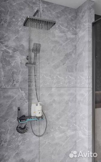 Душевая стойка с термостатом и электронным табло
