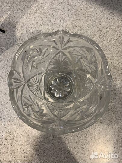 Хрустальная ваза, конфетница