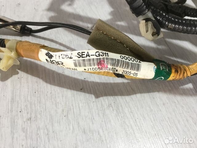 Проводка подушек безопасности honda accord 7 2.4 а