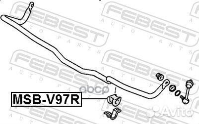Msbv97R втулка стабилизатора заднего Mitsubish