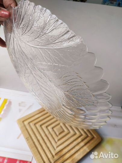 Блюдо сервировочное, стекло