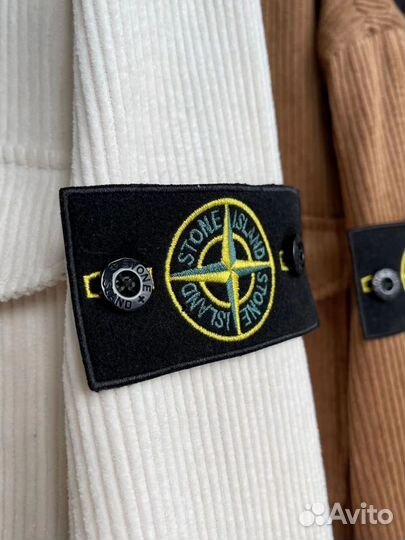 Рубашка Stone Island вельветовая (ориг патч)