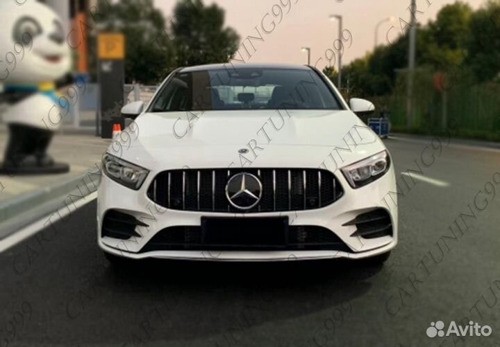 Решетка AMG GT Mercedes A 177 хром