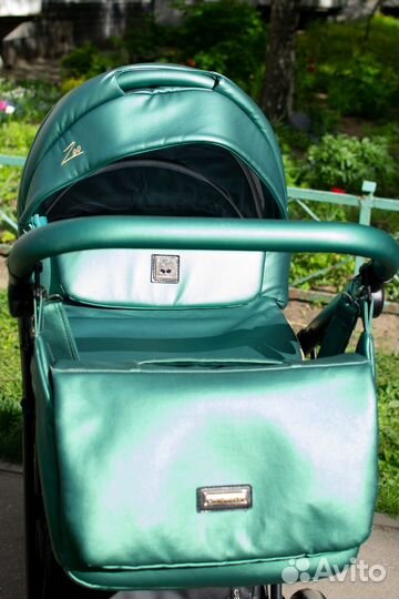 Детские коляски 3 в 1 из эко кожи