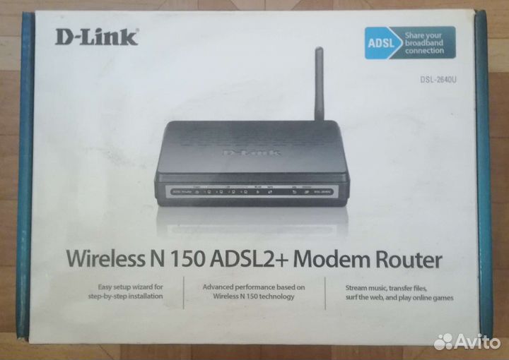 Adsl модем D-Link DSL-2640u