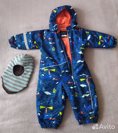 Зимний комбинезон lassie 74 (шапка в подарок)