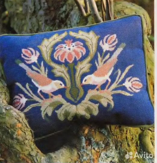 Сборник винтажных схем по вышивке William Morris