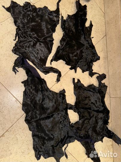 Мех черный