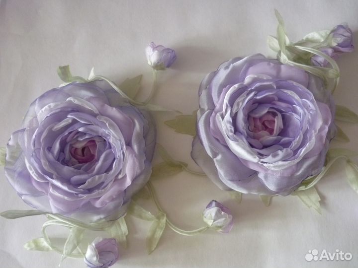 Цветы из ткани