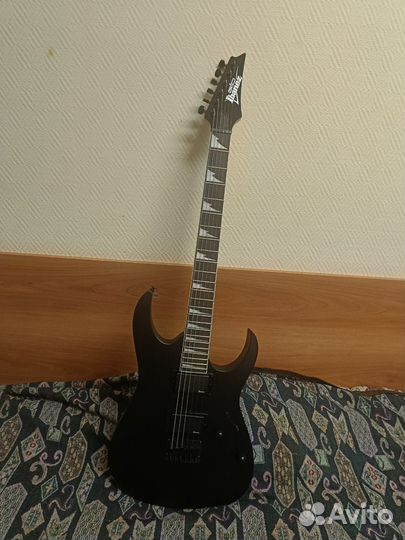 Электрогитара ibanez grg121dx-bkf + чехол, провод