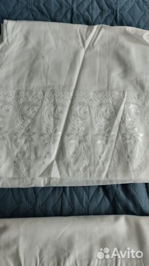 Комплект постельного белья (новый) 2-сп. с шитьем