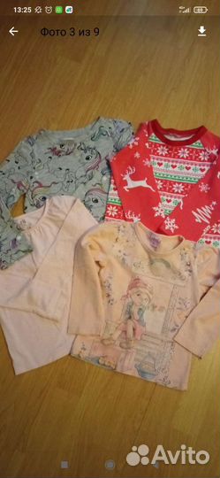 Вещи пакетом на девочку 92 98