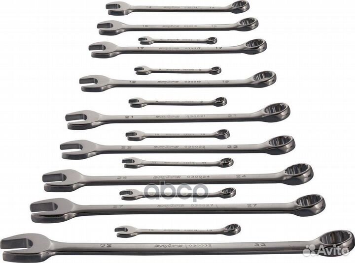 Набор ключей комбинированных 16 пр. 8-32 мм сум
