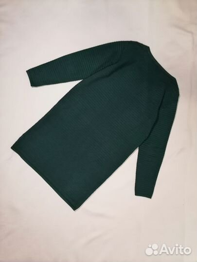 Тёплое платье миди большой размер