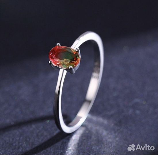 Кольцо Серебро сапфиром,турмалином,цитрином и др