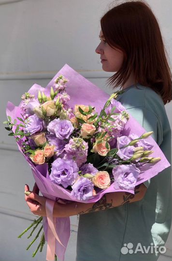 Эустома букеты