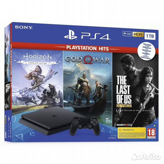 Игровая приставка ps4 slim 1tb