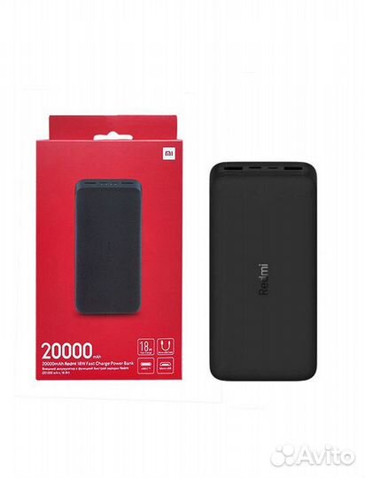 Xiaomi Внешний аккумулятор Redmi 20000mah