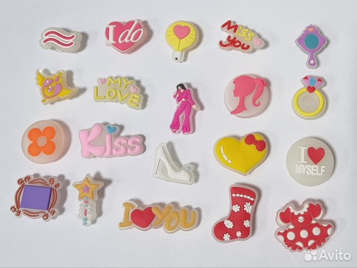 Jibbitz Джибитс для Crocs светятся в темноте