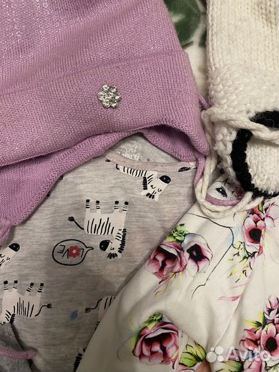 Мешок детских вещей в деревню