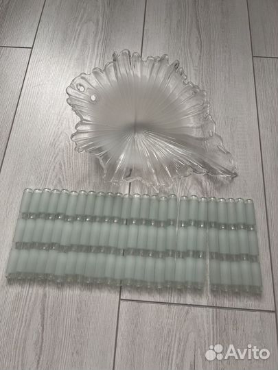 Плафоны 4 шт и палочки 25 шт