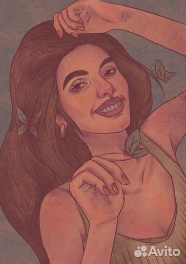 Портрет по фотографии (digital art)