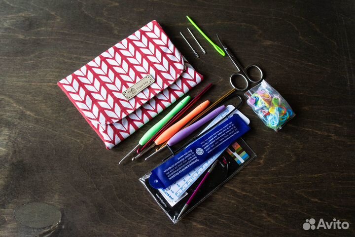 Органайзер - кошелёк для спиц и крючков