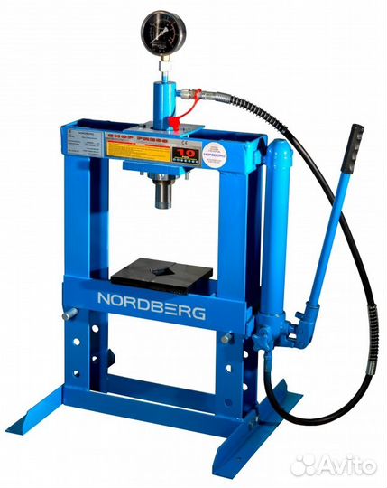 Пресс настольный 10 тонн nordberg N3610L