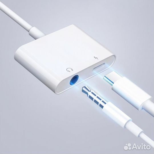 Переходник Type-C на 3,5 Jack audio