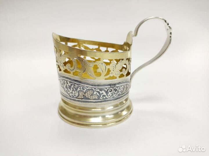 Серебряный подстаканник. Кубачи