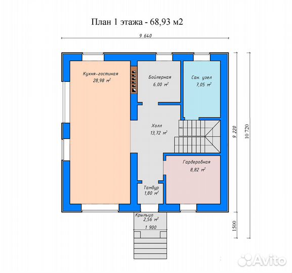 Альбом Проект дома - 136,0 м2