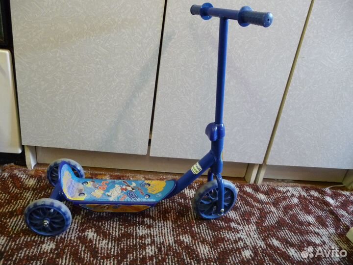 Детский самокат: 2-х колесный и 3-х колесный