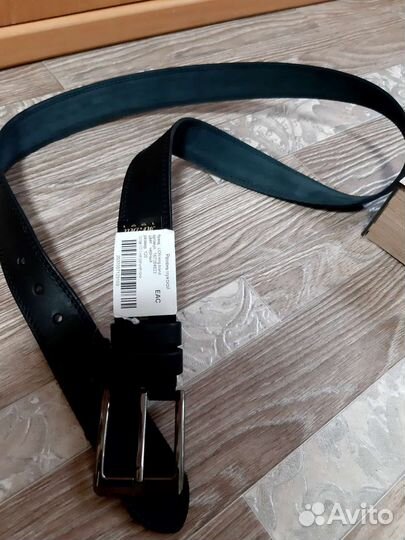Новый ремень натур. кожа. В подарочной коробке