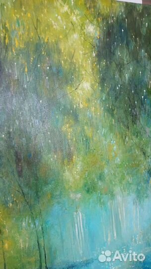 Картина маслом импрессионизм, абстракция