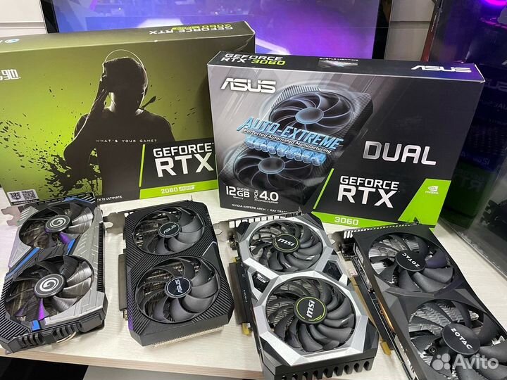 Видеокарты GTX/RTX 1660/2060/3060